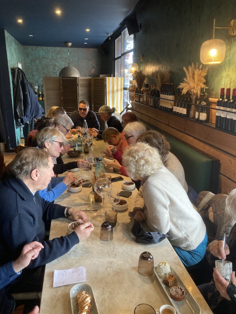 Bonne tablée après la rando du 13 février